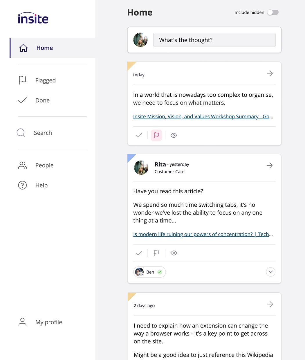 New Home Feed
